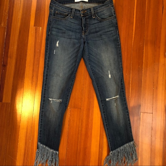 Flying Monkey Shredded Hem Jeans (size 27) - Picture 2 of 5